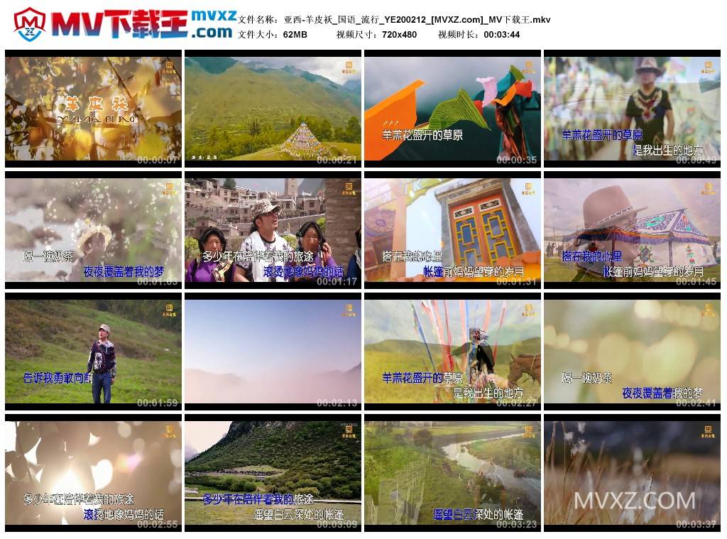 亚西-羊皮袄_国语_流行_YE200212
